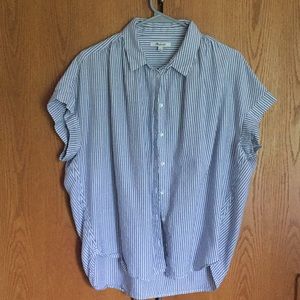 Madewell Central Shirt in Chambray Stripe